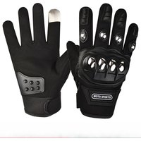 AliExpress NONE Motorcycle anti fall stainless steel hard shell half finger riding gloves for men's mountain bike riding equipment gloves