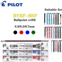4PCS Japan Pilot Multi Ballpoint Pen Refill BVRF 0.3/0.5/0.7mm for Acro-500/Dr.Grip/ Acroball Stationery School Acsesories