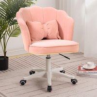 Swivel Chair with Wheels, Height Adjustable 360-Degree Swivel Rolling Stool Drafting Work SPA Salon Bar Cafe Home Office Stool