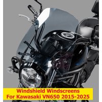 WOLFLINE Windschutzscheiben-Windabweiser für Kawasaki Vulcan 650 VN650 2015-2025 Frontscheiben-Windschutz-Deflektor Visier