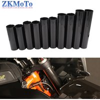 Universal Motorcycle 160mm-260mm Carbon Fiber Front Shock Absorber Protective Cover For KTM Honda Yamaha Kawasaki Suzuki Etc