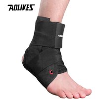 AOLIKES 1PCS Ankle Brace Support Sports Adjustable Lace Up Ankle Stabilizer Straps for Sprained Foot Compression Socks Sleeve