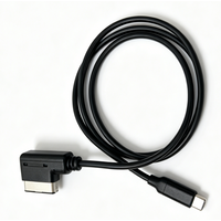 Car AMI MDI Media Adapter Type-C Cable, 1m AUX Audio Charging Wire for VW Audi Skoda Golf MK7 GTI For iPhone Android