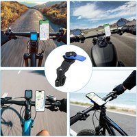 Support universel pour smartphone avec amortisseur de vibrations pour guidon de moto, vélo, scooter, quad, compatible avec les modèles Trottos