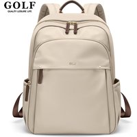 GOLF Laptop Backpack 15 inch Women Backpacks Bags Elegnat Nylon Waterproof Back Pack with Secret Pockets Anti Theft High Quality
