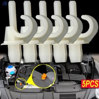 5x For VW Golf Jetta Sharan Beetle Polo Crafter Passat Hood Bonnet Rod Support Prop Clip Clamp 1U0823397 Car Fastener Retainer