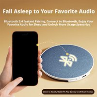 Bone Conduction Speaker Hifi Noise Reduction Under Pillow Sleep Aid Bedside Deep Sleep Wireless Mini Sound Machine 2026 New