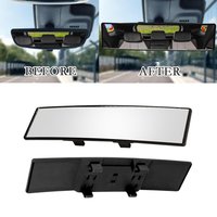 Large Size Anti-Glare Wide-Angle Convex Reverse Assist Mirror, Car Rearview Mirror HD Panoramic Anti-Fog Safety Accessory
