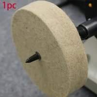 1Pc 3 Inch Wool Polishing Wheel Buffing Pads Angle Grinder Wheel Felt Polishing Disc For Metal Marble Glass Ceramics