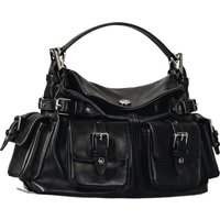 Fashion Large Capacity Multi Pocket PU Women's Underarm Shoulder Bag 2026 New Personality Y2K Motorcycle Crossbody Bags