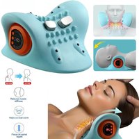 Electric Cervical Massager Neck Shoulder Stretcher Relaxer Chiropractic Traction Device Massage Pillow Cervical Spine Correction