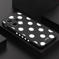 French Polka Dots Phone Case For Xiaomi Redmi Note 14 13 12 12S 11 11S 10 10S 9 9S 15 14C Pro Plus 4G 5G Liquid Silicone Cover