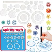 22-częściowy zestaw do rysowania spiralnego Spirograph Klasyczny sposób na tworzenie niezliczonych niesamowitych wzorów dla dzieci Zestaw linijek do