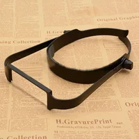 Headband Magnifier Head Mounted Magnifying Glass with 4 Acrylic Lens(1.6X,2X,2.5X,3.5X) Senior Reading Magnifying Glass очки луп