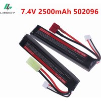 502096 Lipo Battery Soft Bullet Gun Battery 7.4v 2500mah 30C For Airsoft Air Pistol Electric Toys Water Guns Parts