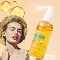 100ml Long-Lasting Moisturizing Sunscreen Spray, with Moisturizing and Uv Protection Functions, Lightweight and Breathable, Gentle and Comfortable to Apply