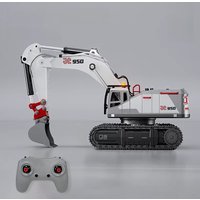 1:50 Scale 950 Lead Screw Remote Control Excavator 28-channel All-alloy Simulation Engineering Vehicle Electric Toy Car Model