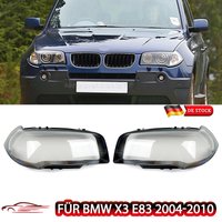 Scheinwerferabdeckung Ersatz für BMW E83 X3 2004 2005 2006 2007 2008 2009 2010 Links Rechts Scheinwerferabdeckungen Ein Paar Frontscheinwerfergläser