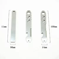 AliExpress NONE Outdoor Mini EDC Hex Wrench Stainless Steel Multifunctional Pry Bar Bottle Opener Portable Bicycle Repair Tool Camping Equipment