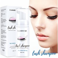 50ml Lanthome Eyelash Extension Shampoo Foam Eyelid Deep Clean Cleanser For Makeup Tools Mascara Remover Glue Salon Home Use