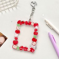 Fruit Card Holder Waterproof Acrylic Card Holder Photocard Holder For Photos Work Cards Gifts