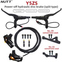 AliExpress NONE NUTT Electric Scooter 4 Piston Hydraulic Disc Brake140 160 180 Rotors Left /right mounted MTB Folding Bicycle Power-off oil disk