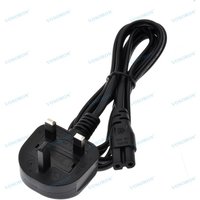 UK British 3PIN to 2 Slot Polarized Figure 8 AC Adapter Power Cord UK Singapore Power Adapter to IEC320 C7 AC Power Cord 1.8M