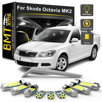 BMTxms Canbus For Skoda Octavia MK2 A5 1Z 1Z3 1Z5 Sedan Combi 2005-2007 2008 2009 2010 2011 2012 Car LED Interior Light Bulb Kit