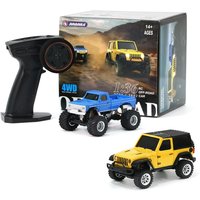 1/36 RC Crawler Car 4WD Mini Radio Control Off-road Vehicles Light System RC Car Remote Control RTR Hobby Model Gift