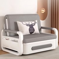 Multi-Functional Retractable Sofa Bed Modern Simple Single Bed for Home Small Space