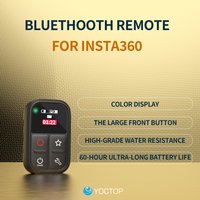 Suitable for Insta360 sports cameras WaterproofBluetooth remote control 360 X2 X3 X4 GO3 G03S Ace ProInsta360 remote control