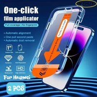 2PCs 8K Dust Free Installation Screen Protector for Huawei Pura 80 70 Ultra P60 P50 P40 P30 Pro High Definition Tempered Film