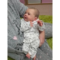 NPK 19 Inches Lifelike Sebastian Reborn Baby Realistic Soft Body Newborn Finished Hair-painted Doll Children Gift Dolls