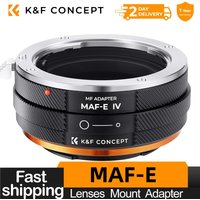 K&F CONCEPT MINOLTA(AF)-NEX Lens Mount Adapter Ring for Minolta(AF) MAF Lens to Sony E Mount NEX Lens Camera A5000 A6000 A6400