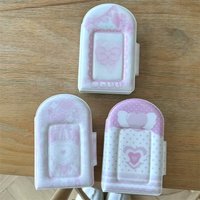 3 Inch Photocard Binder Album 32 Pockets Sweet Mini Photo Album PP Kpop Photo Card Book Holder