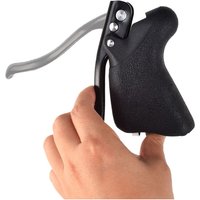 AliExpress Bicycle 1 Pair Brake Handle Aluminum Alloy Road Bike Handlebar Levers Dead Speed Bend PVC Bicycle Brake Accessory