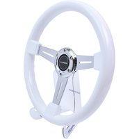White ABS 350mm Standard Steering Wheel Racing Simulator Motorsport Steering Wheel Drift Steering Wheel