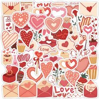 AliExpress NONE 50pcs Cartoon Love Element Graffiti Stickers, Aesthetics Stickers Water Bottle,Skateboard,Decal Party Supply Bicycle Sticker