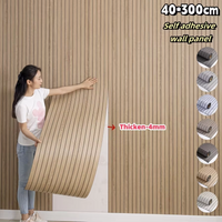 1 Roll 3D Textured Self-Adhesive Wallpaper - Thick SXP Self-Adhesive Contact Paper for Ceilings, Partitions and Curved Surfaces