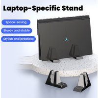 Laptop Upright Stands Portable Silicone Cushion Small Table Save Space Place Support Laptop Accelerates Heat Dissipation Holders