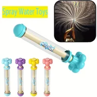 Pusher Type Fun Fireworks Water Jet Spray Toy Fireworks Water Gun Water Splashing Festival Prop Outdoor Leisure Water Play Toys