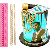 Chain Silicone Fondant Mold Bag Purse Cake Decorating Gum Paste Sugarcraft Chocolate Mould Kitchen Bakeware Baking Accessories