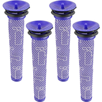 4PCS Replacement Vacuum Filter for Dy-son V6 V7 V8 DC58 DC59 DC61 Washable Pre Filters Replacements Part 965661-01