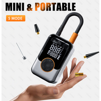 Portable Air Compressor Car Wireless Air Pump Electric Air Injector LCD Display Tire Inflator For Car Bike Motorcycle Tyre Ball