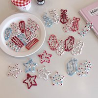 New Fashionable Sweet Big Hairpin Korean Polka Dot Bb Hairpin Side Clip Hair Measuring Clip Party Gift Gift Hairpin