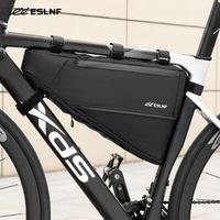 AliExpress NONE ESLNF Bike Frame Bag Expandable Large Capacity Bicycle Top Tube Down Tube Storage Bag Side Mesh Pocket Waterproof MTB Road Bike