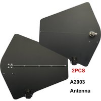 Paulkitson 1PCS Passive Directional Antenna Splitter Amplifier System Kit UHF Antenna Integrated Amplifier For UHF Wireless Mic