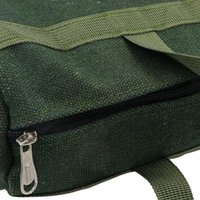 Large Capacity Repair Tool Bags Round Design Thick Canvas Tool Storage Organizer Waterproof Zipper Bags Hand Tool Case Pliers