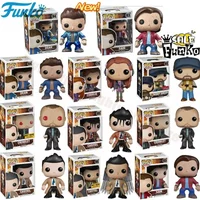 Funko POP Supernatural Join the Hunt Bobby Singer 305 Sam 93# Dean 94 Castiel 95# Crowley 200# Hot Topic VINYL Figure Model Toys