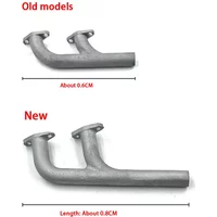 TOYAN Twin Cylinder Engine Exhaust Pipe Accessories Suitable for FS-L200AC /FS-L200W Exhaust Pipe with Screw Metal Accessorie
